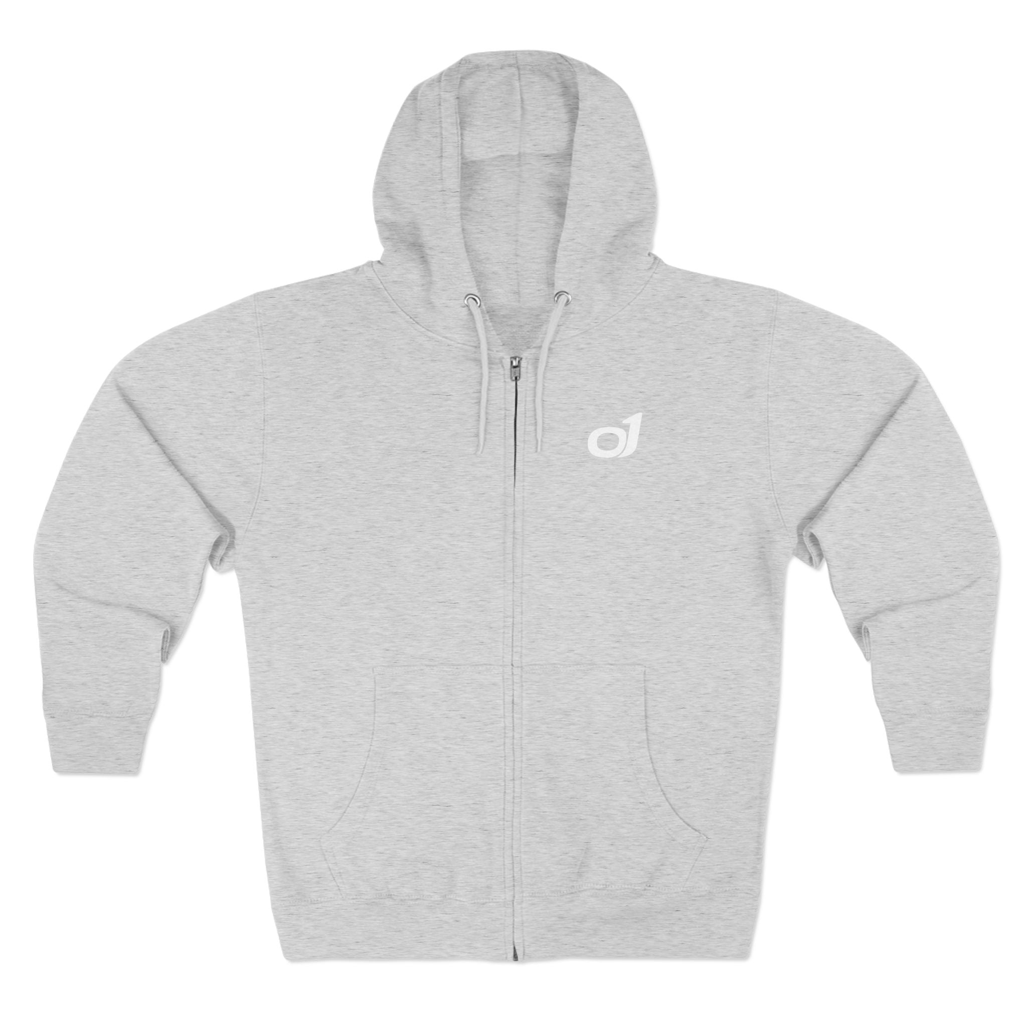 o1 Logo Zip Up Hoodie