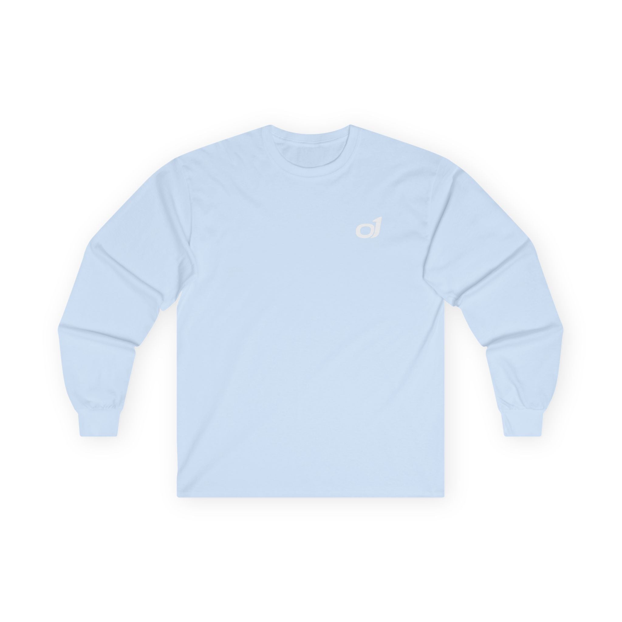 Minimal o1 White Logo Long Sleeve Tee