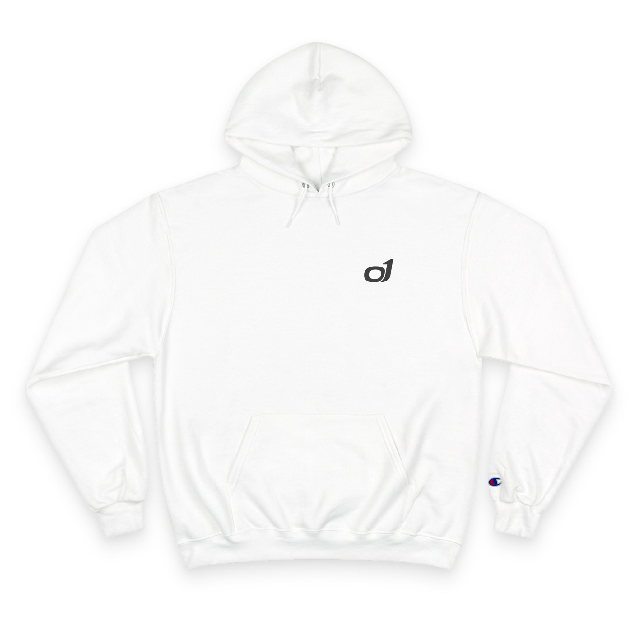 ON1Y X Champion Minimal o1 Black Logo Hoodie