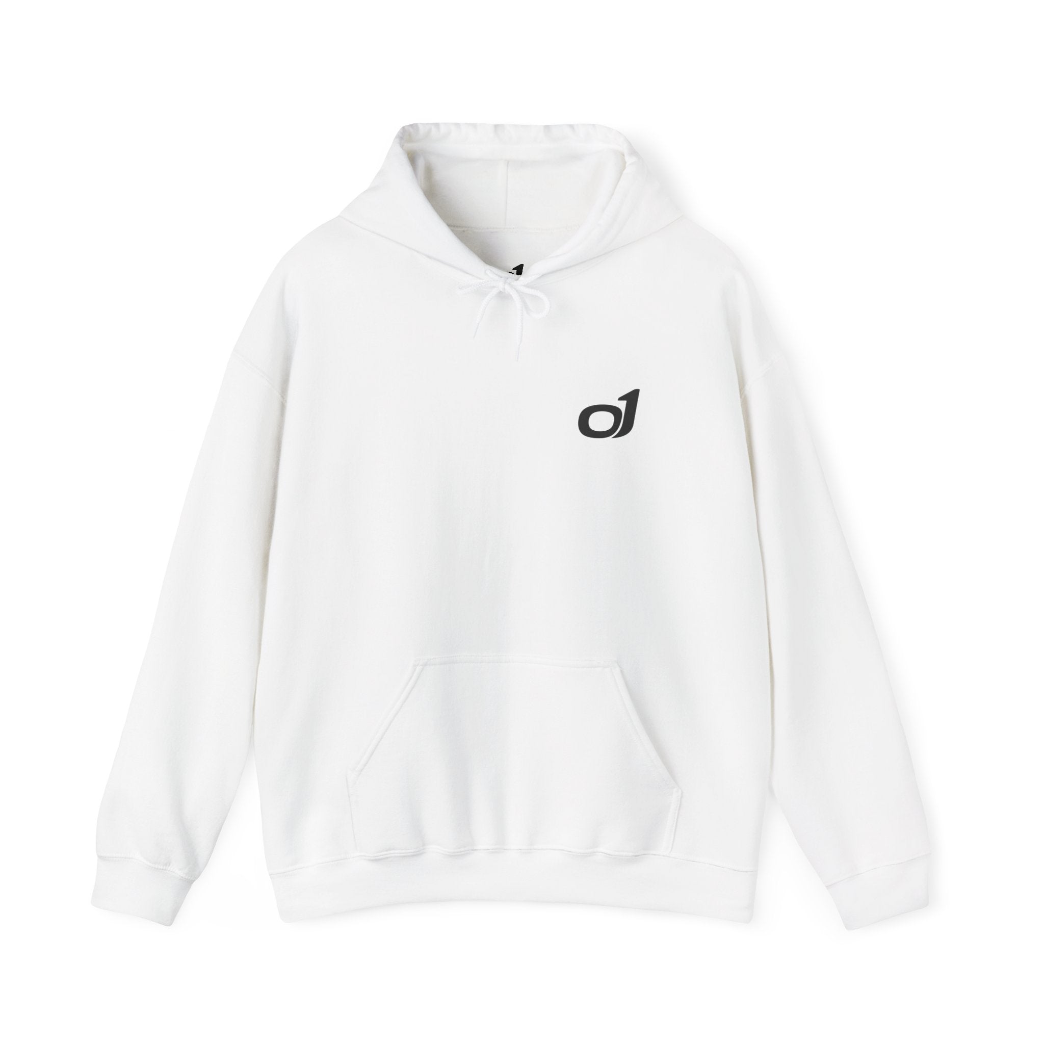 Minimal o1 Black Logo Hoodie