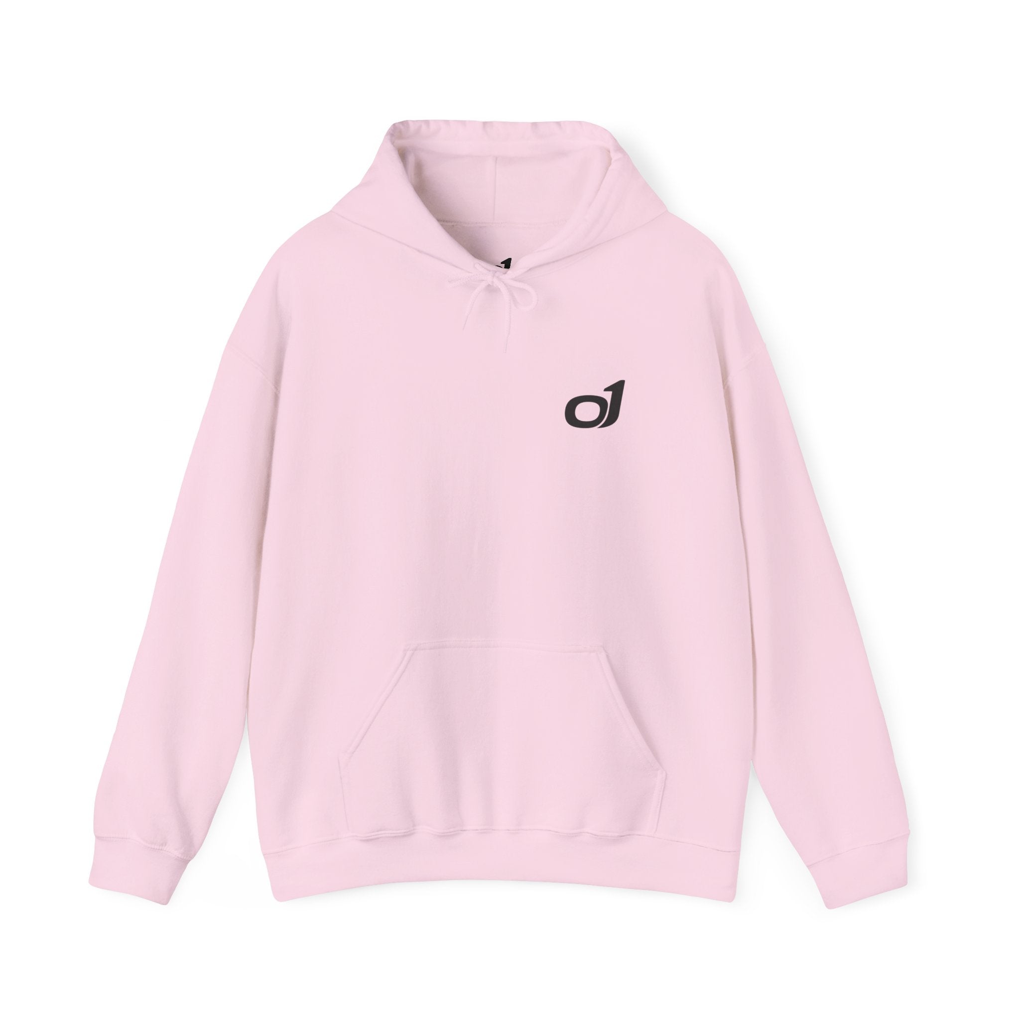 Minimal o1 Black Logo Hoodie