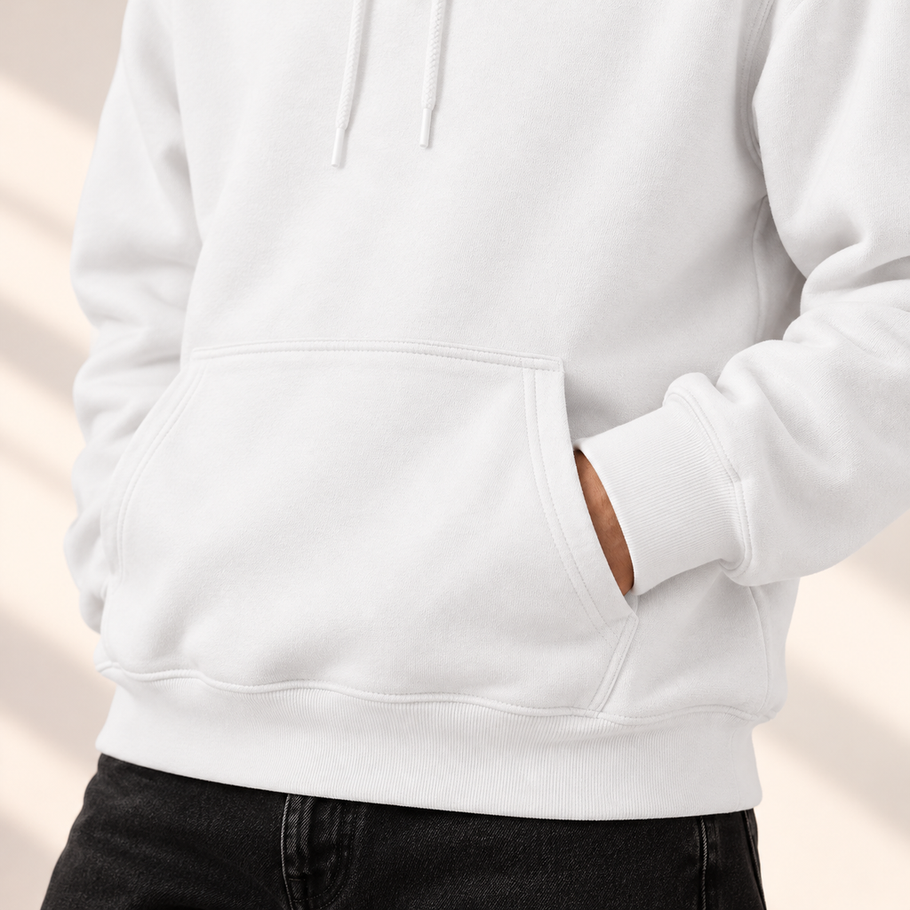 ON1Y BLACK EMROIDERED HOODIE