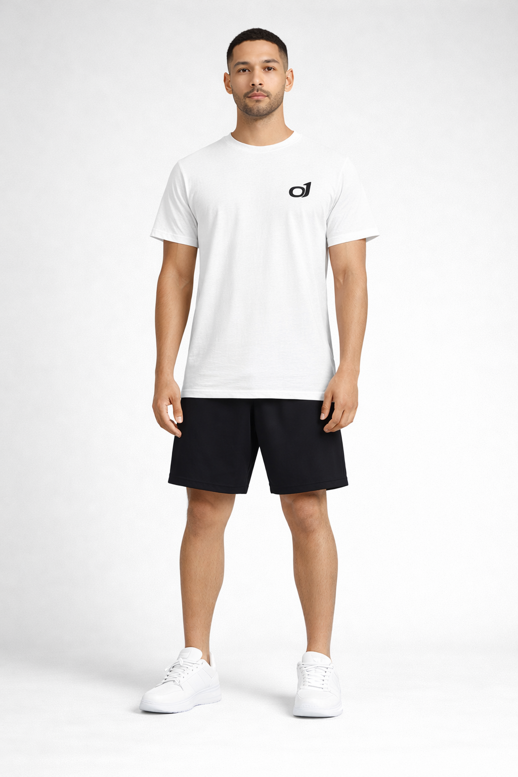 Minimal o1 Black Logo T-Shirt
