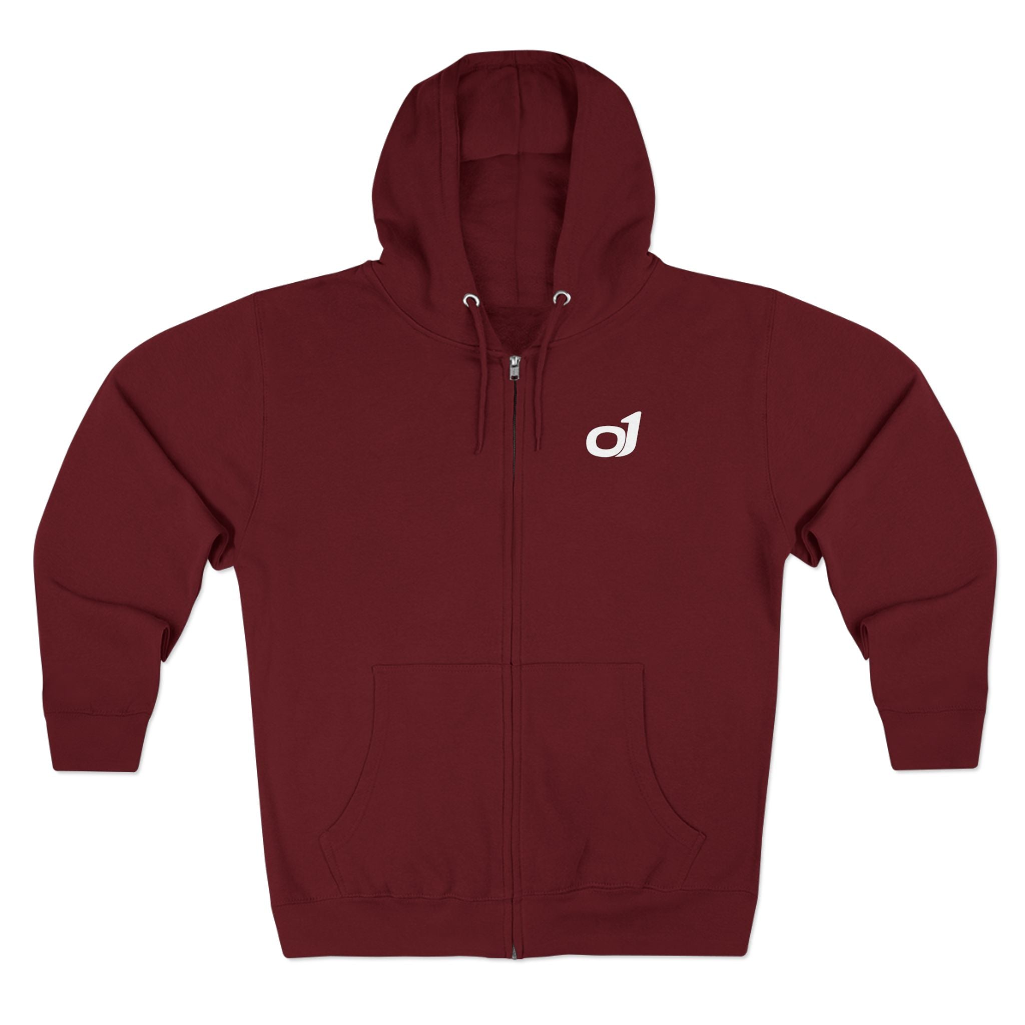 o1 Logo Zip Up Hoodie
